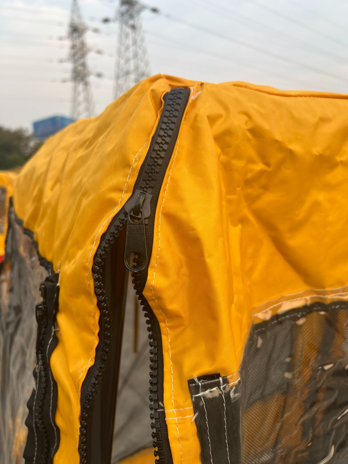 Agrotk Mini Excavator Rain Cover Open window for H12R Small Digger Attachment