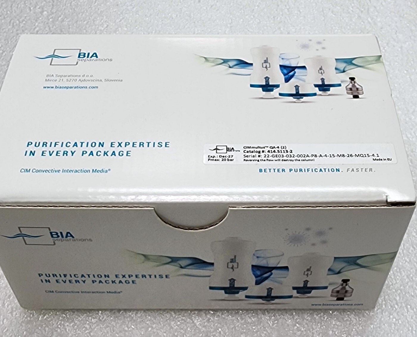 SARTORIUS/ BIA Separations CIMmultus QA 4 mL Monolithic Column (2 μm) 414.5113-2