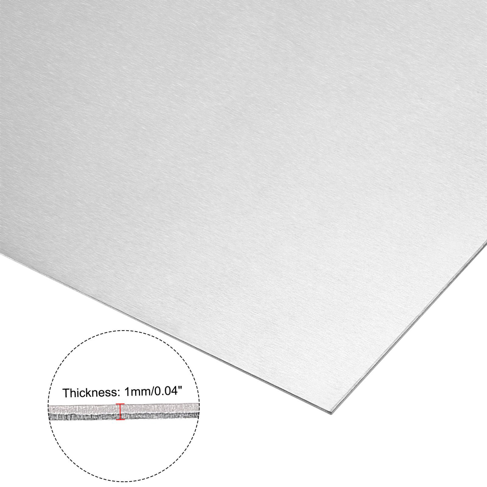 Aluminum Sheet, 300mm x 300mm x 1mm Thickness 6061 T6 Aluminum Plate
