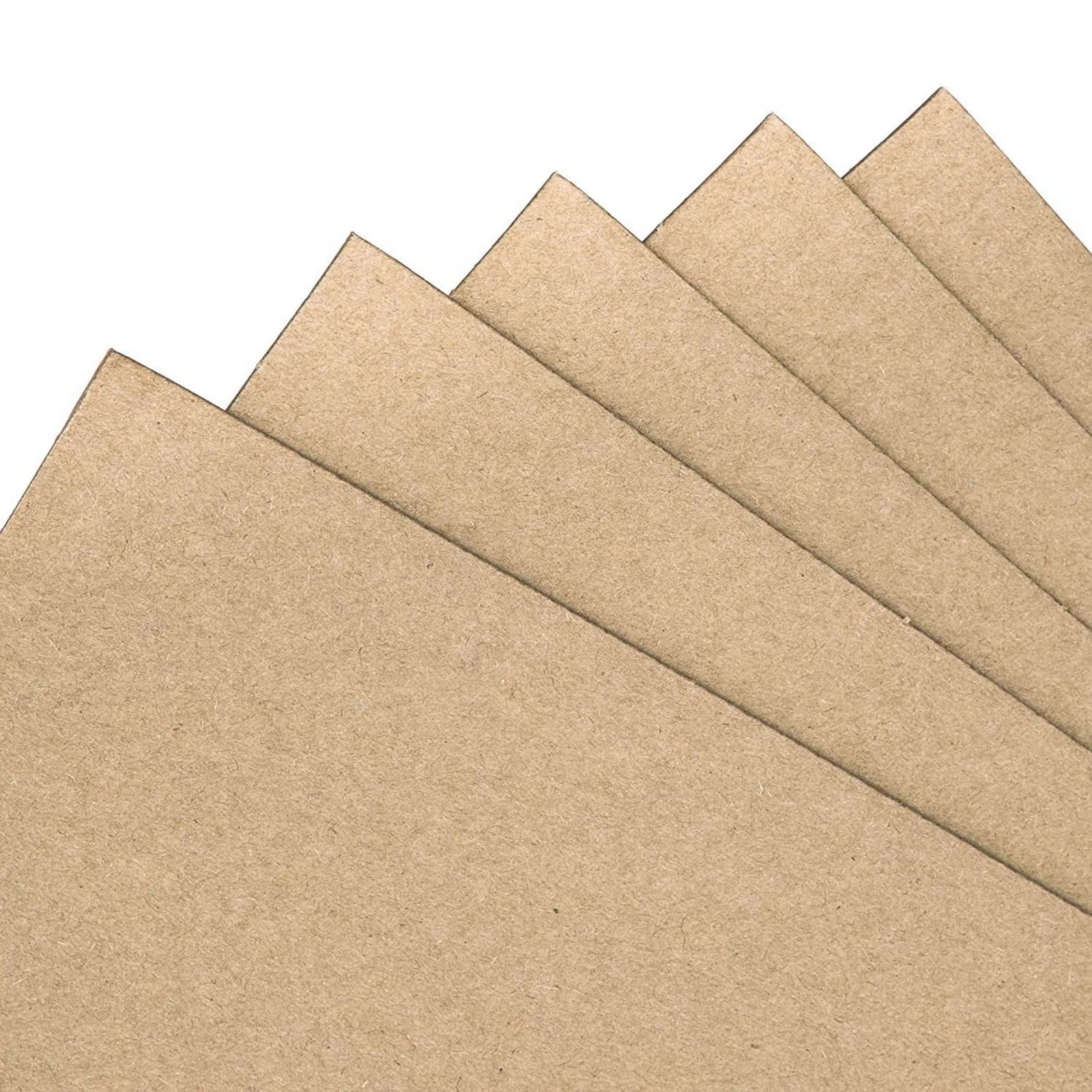 Juvale Corrugated Cardboard Sheets – 11 x 17 in, 2mm 11 X 17 Inches, Brown