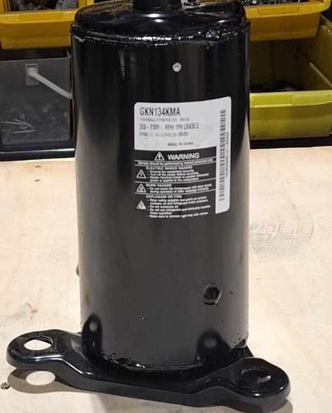 LG GKN134KM 13.400 BTU Compressor NEW OEM Sealed R410A 208-2Thermally protected;
