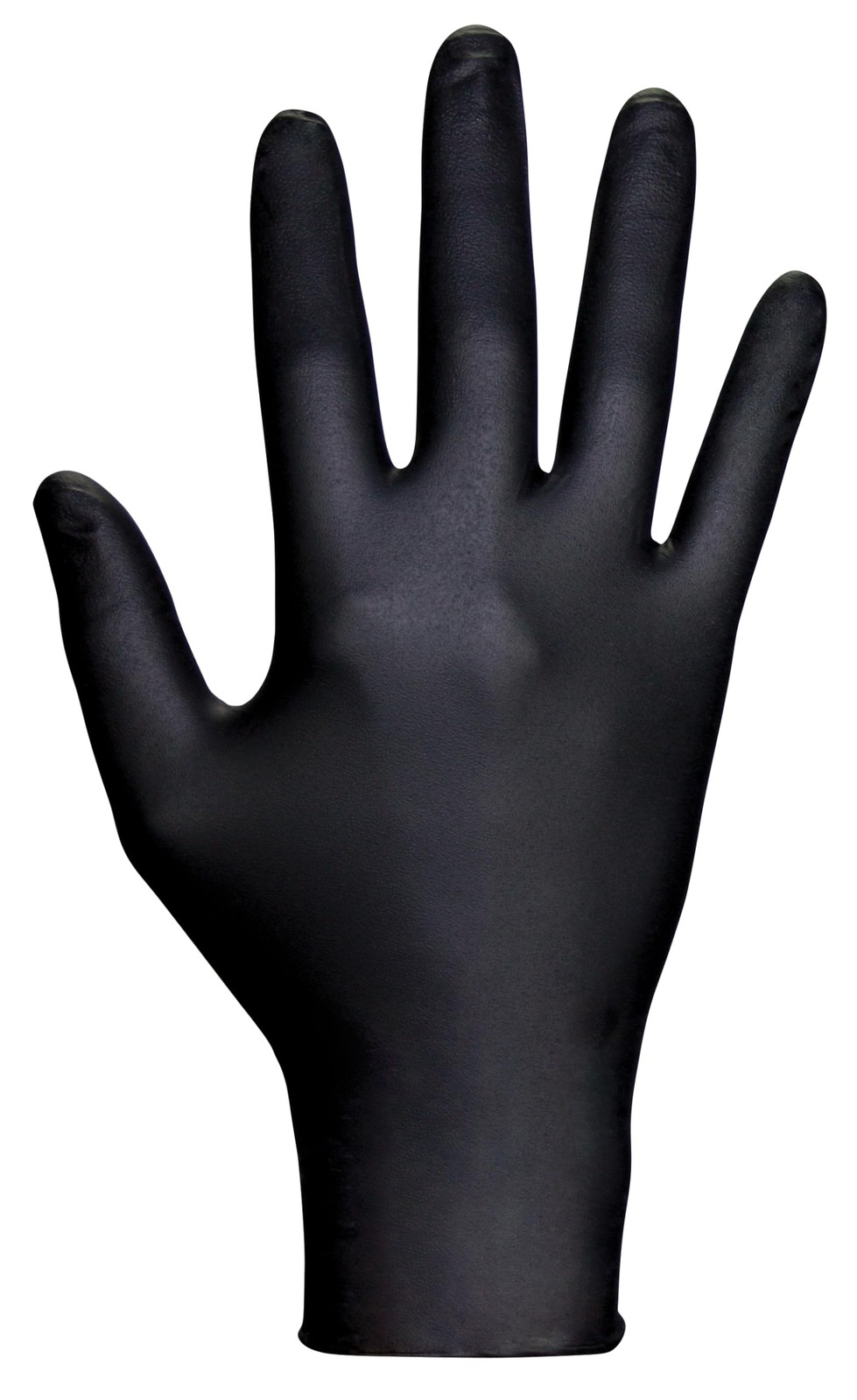 SAS Safety 66518 Raven Powder-Free Disposable Black Nitrile 6 Mil Gloves, Lar…