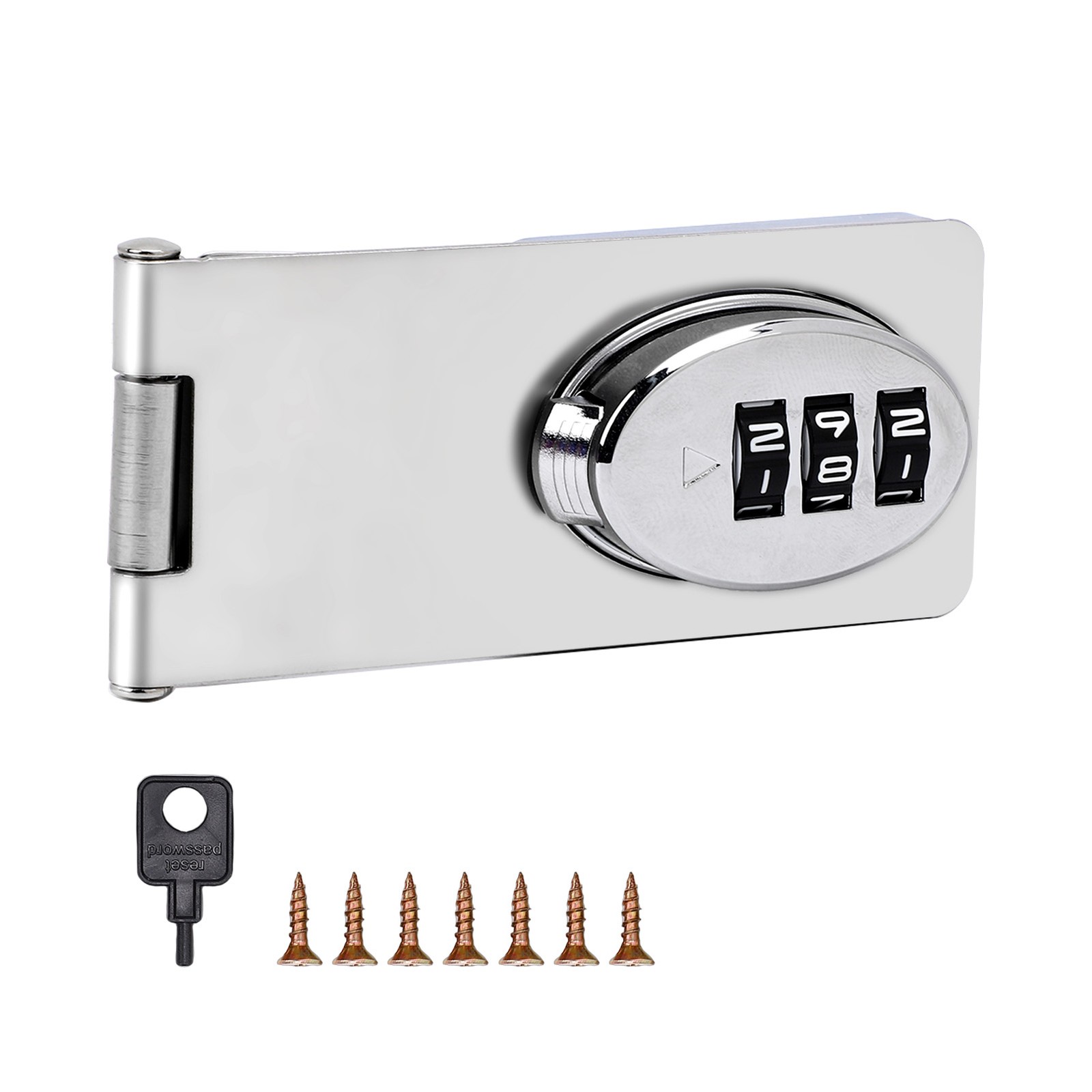 3-Digit Door Lock Closet Combination Lock Keyless Childproof Security 1pcs