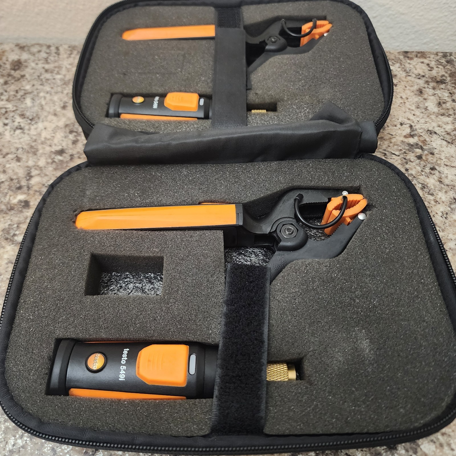 Testo Smart Probes HVAC Refrigeration Test Kit 115i & 549i Bluetooth W/ Case Use