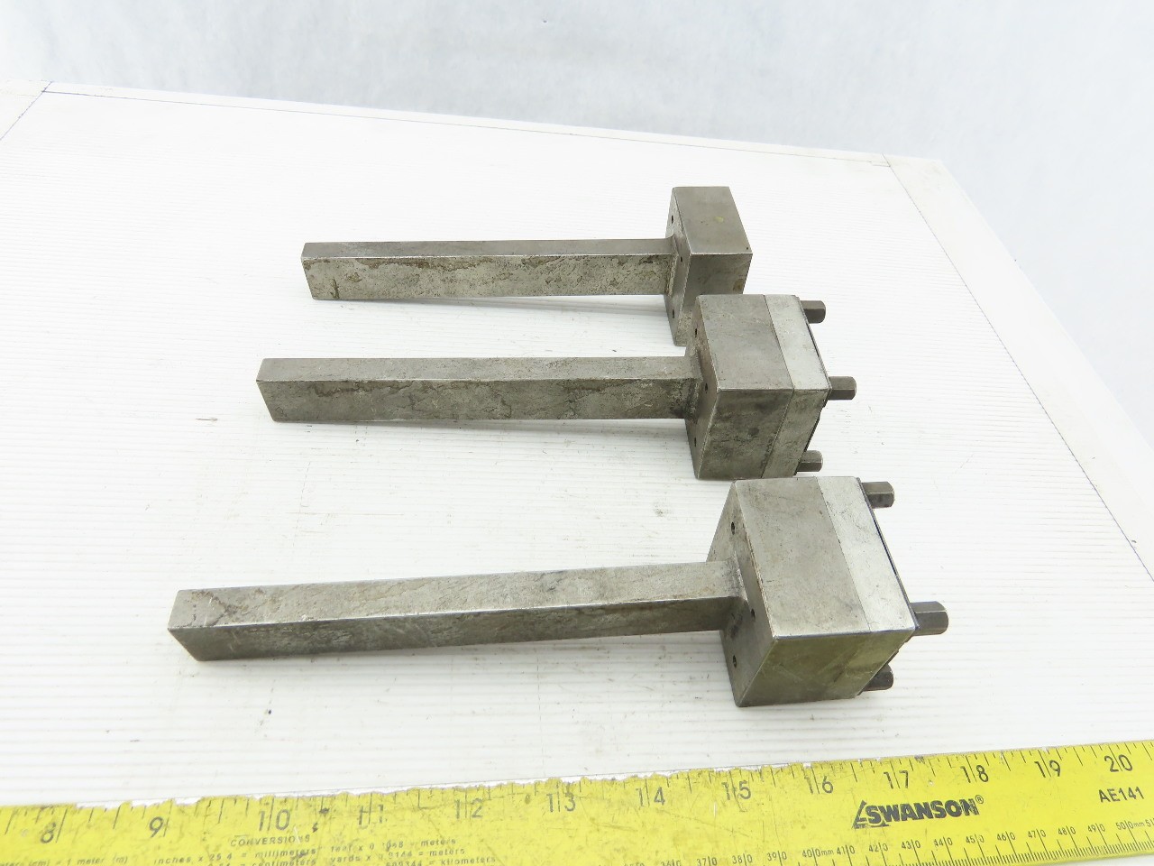 EDM Electrode Holder Tooling .473″x.890″x 6.500″ Projection Lot of 3