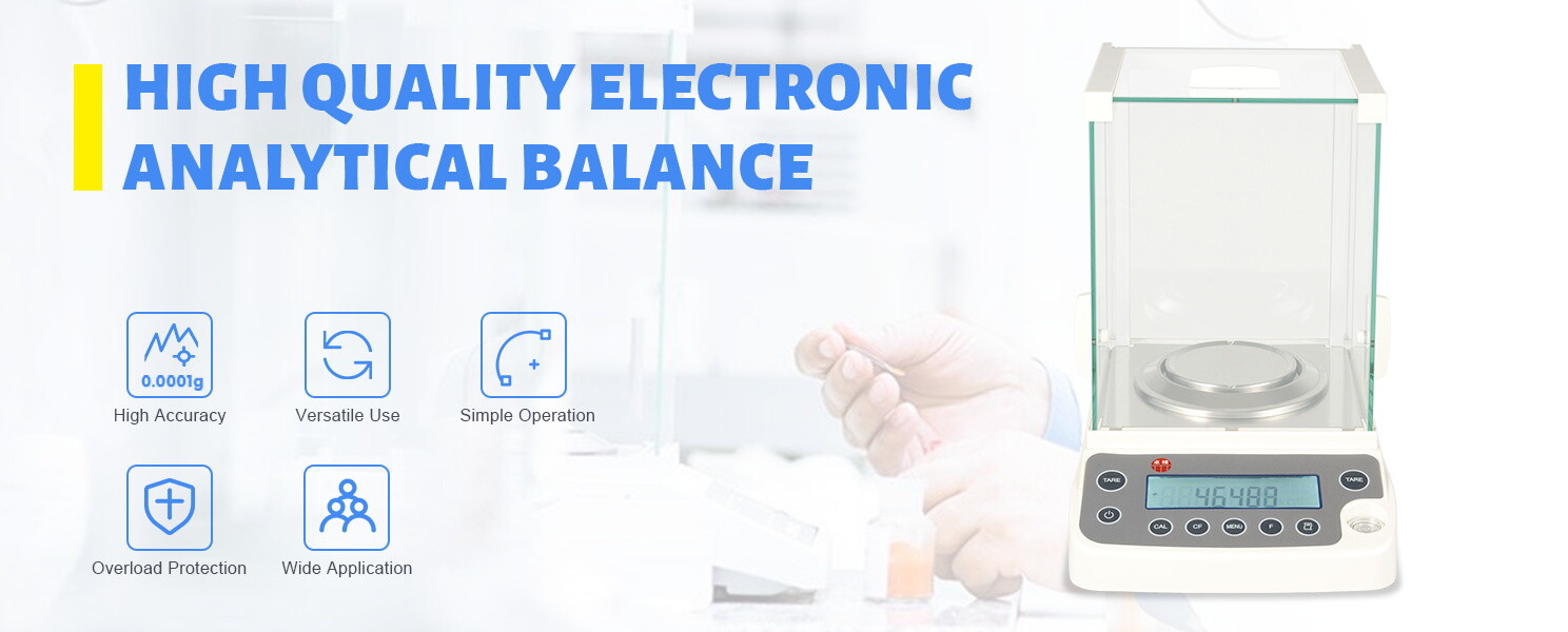 120 x 0.0001g 0.1mg Digital Electronic Analytical Balance Precision Lab Scale