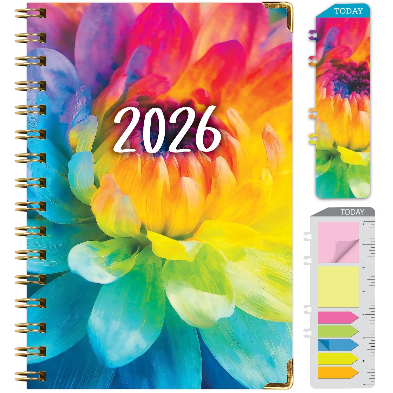 HARDCOVER 2026 Planner, 5.5″x8″: 14 Months (November 2025 – December 2026), D…