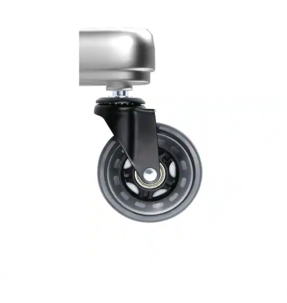 Everbuilt Black 3-Inch Rollerblade Office Chair Caster Wheel Replacement Quiet