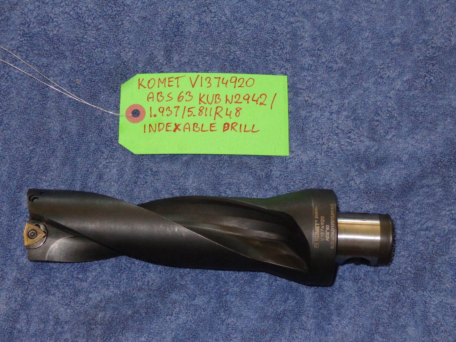 KOMET V1374920 ABS63 KUB W2942/1.937/5.811 R48 INDEXABLE DRILL