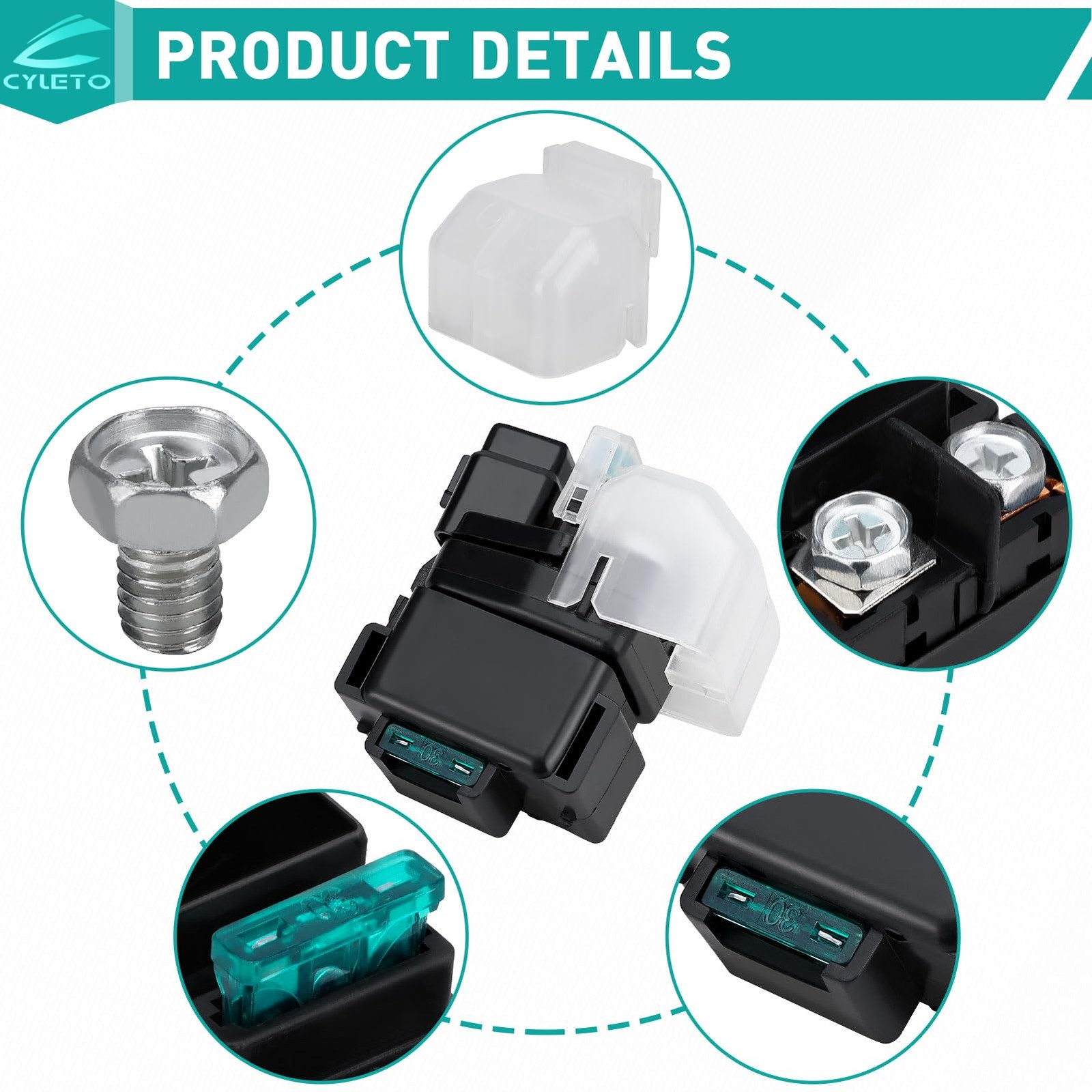 Starter Solenoid Relay for Arctic cat 400 500 4×4 1998 – 2005375 2×4 2002400
