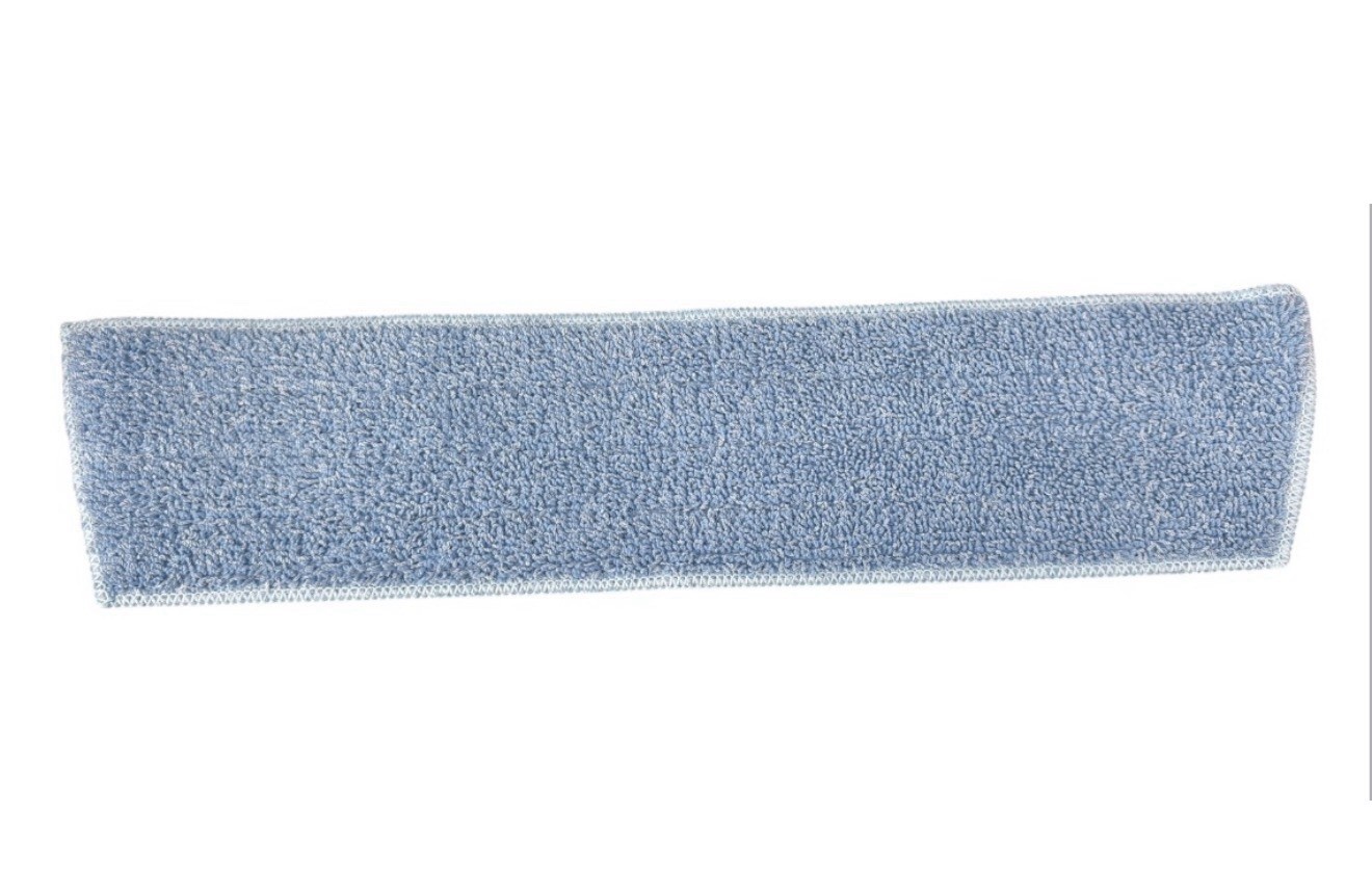 Rubbermaid Commercial Products Microfiber Wet Mop Head Pad 18 inch Blue (11pcs)