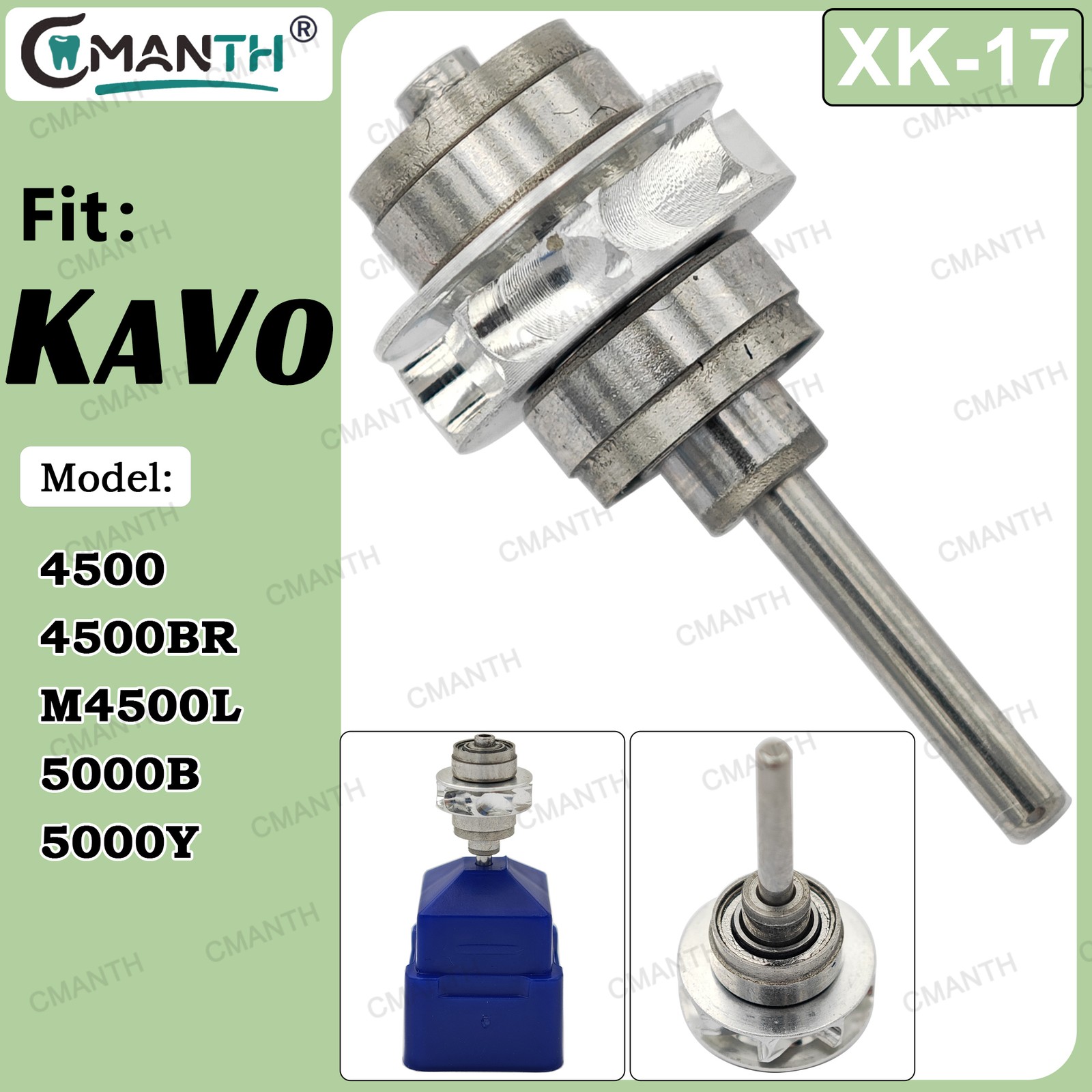 Dental Turbine Cartridge Replaced Rotor fit for KAVO 4500BR M4500L 5000B 5000Y