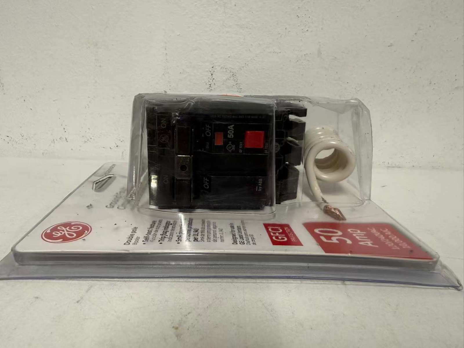 GE Ground Fault Circuit Breaker Interrupter 50A GFCI Double Pole-THQL2150GFT2P