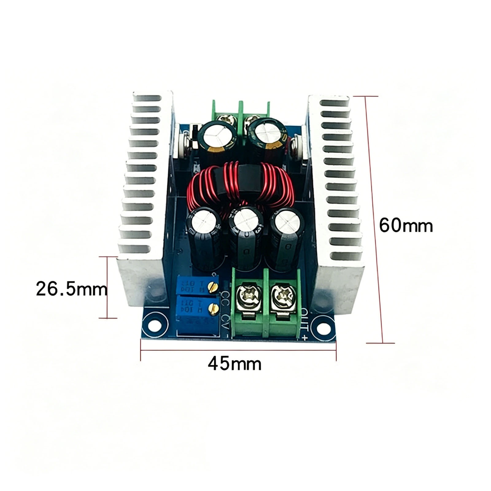 2x DCDC Converter 20A 300W Buck-Boost Adjustable Step Down Charger Board Tool