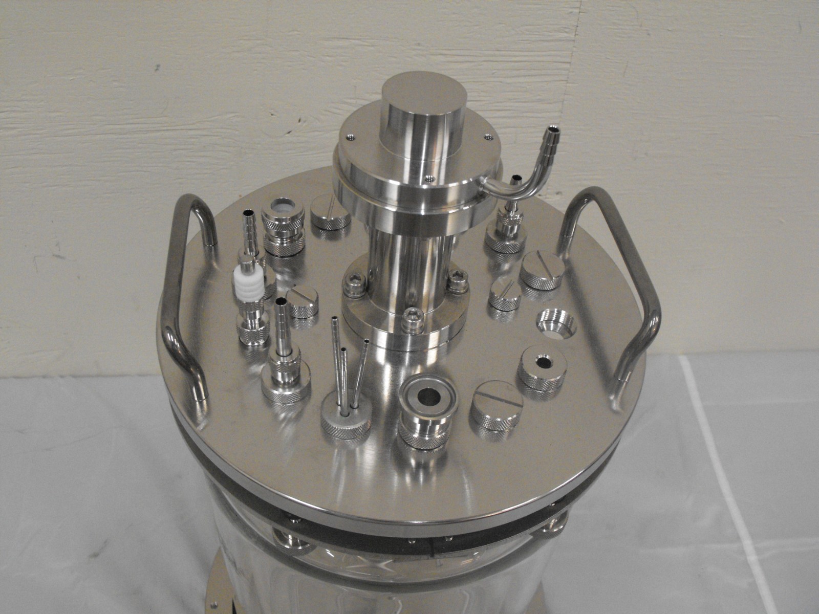 Eppendorf 5L Bioreactor Vessel #M1379-1003 for BioFlo 320, unused!