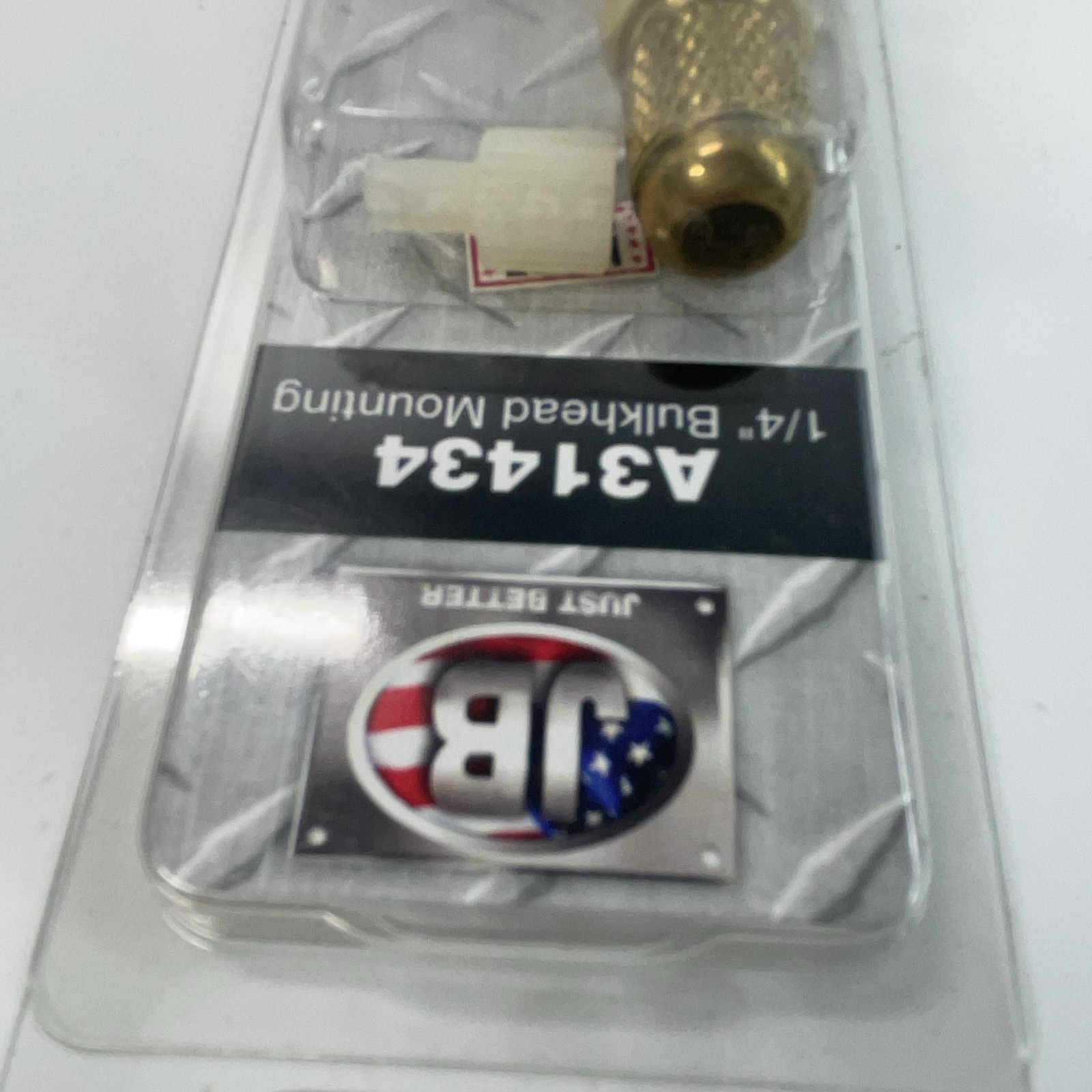 JB Industries A31434 Refrigeration Access Valve 1/4 In Bulkhead Mounting USA New