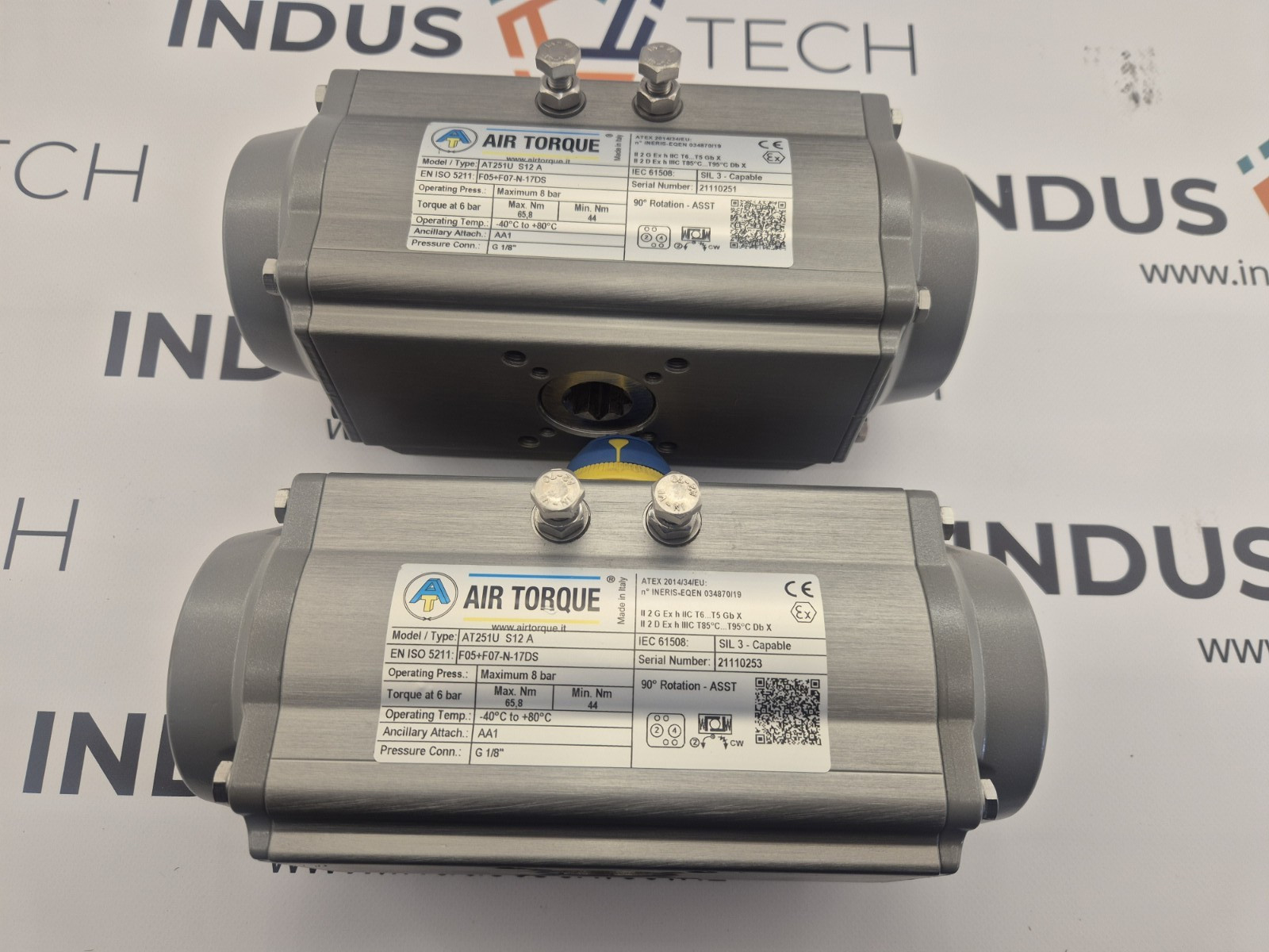 AIR TORQUE AT251U S12A PNEUMATIC ACTUATOR
