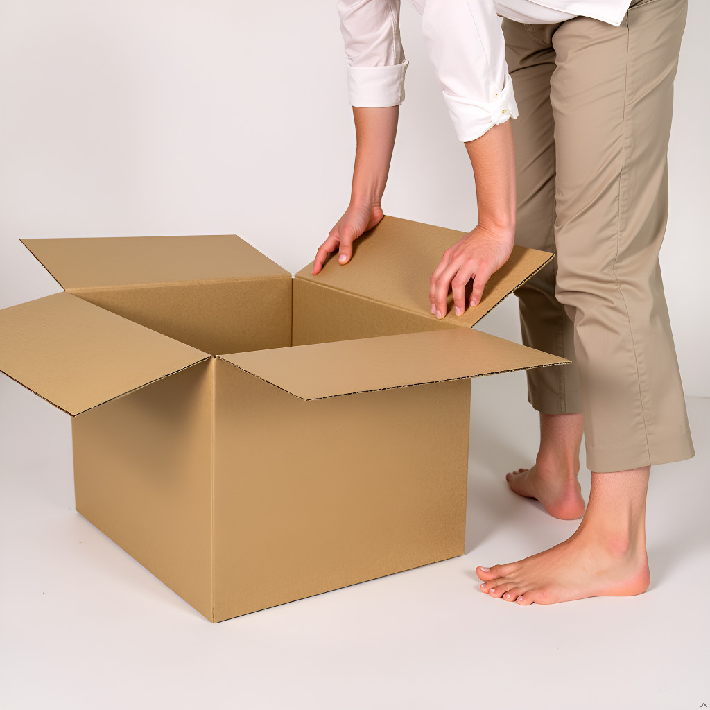 UOFFICE 10 Corrugated Boxes – 24 x 18 x 18″ Cardboard Shipping Box Moving Carton