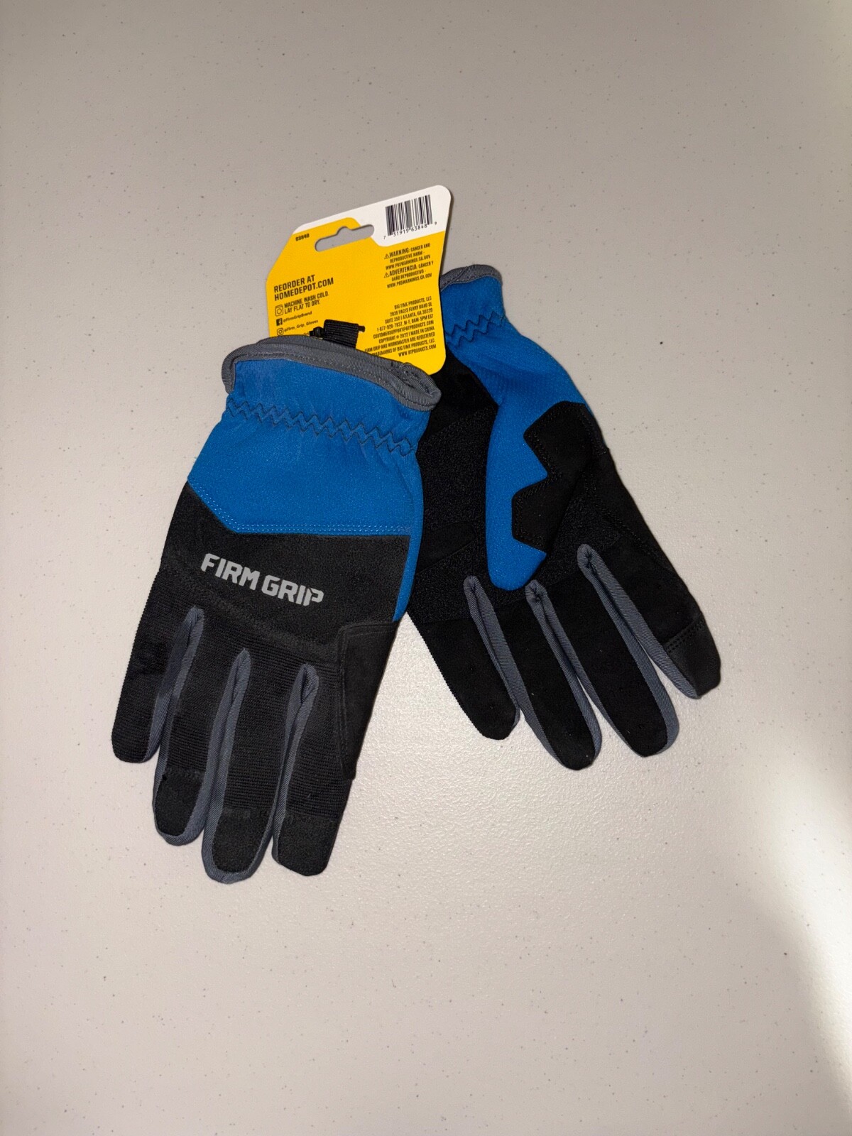 BNWT BRAND NEW WITH TAGS FIRM GRIP X-LARGE WORKMASTER WORK GLOVES, TOUCH SCREEN
