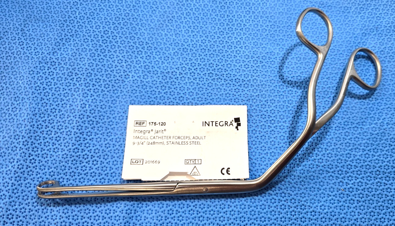 INTEGRA Jarit 175-120 Surgical MAGILL Forceps 9-3/4″ Adult