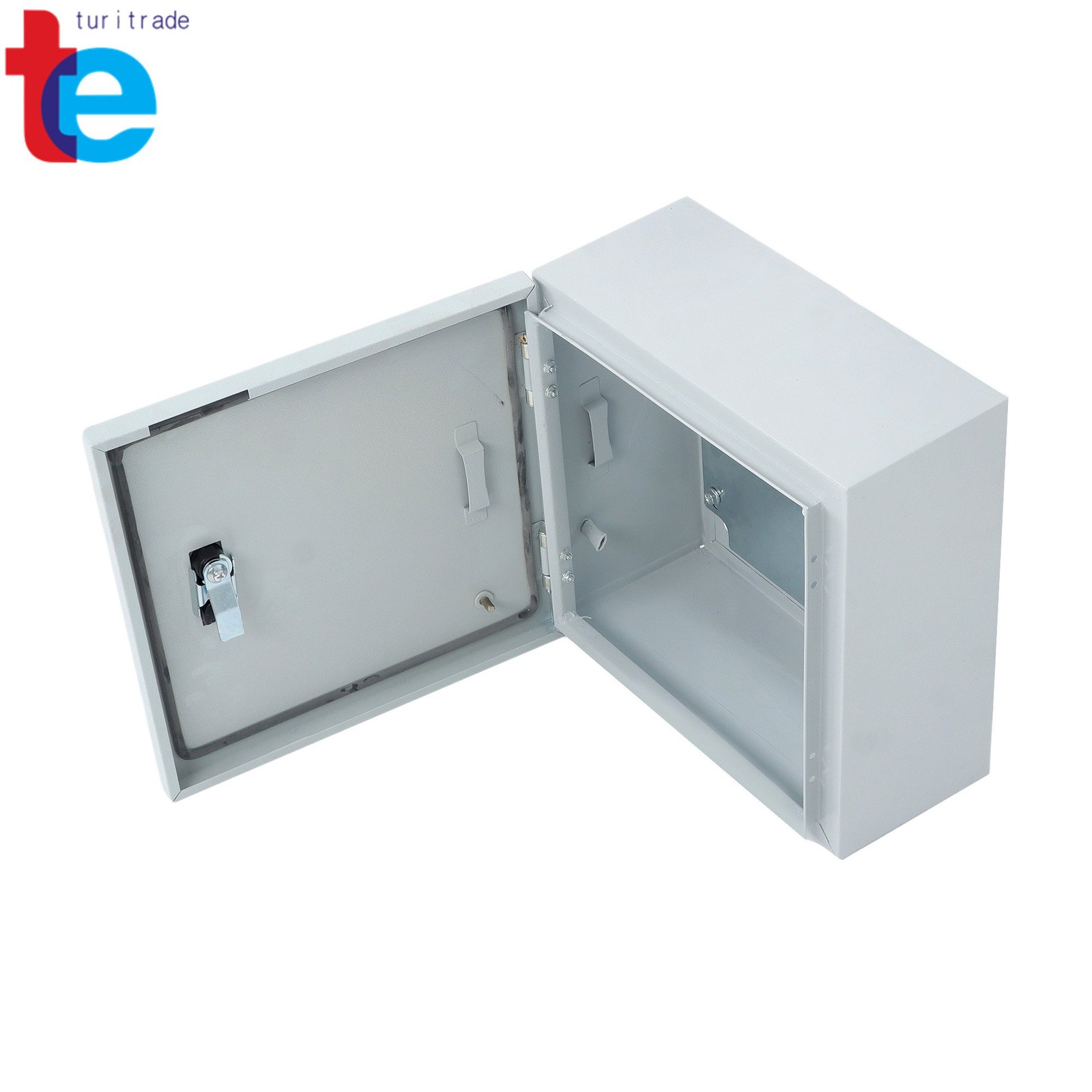 Lockable Outdoor Electrical Box 16x12x8″ – NEMA 4X Steel Enclosure IP66 Rated