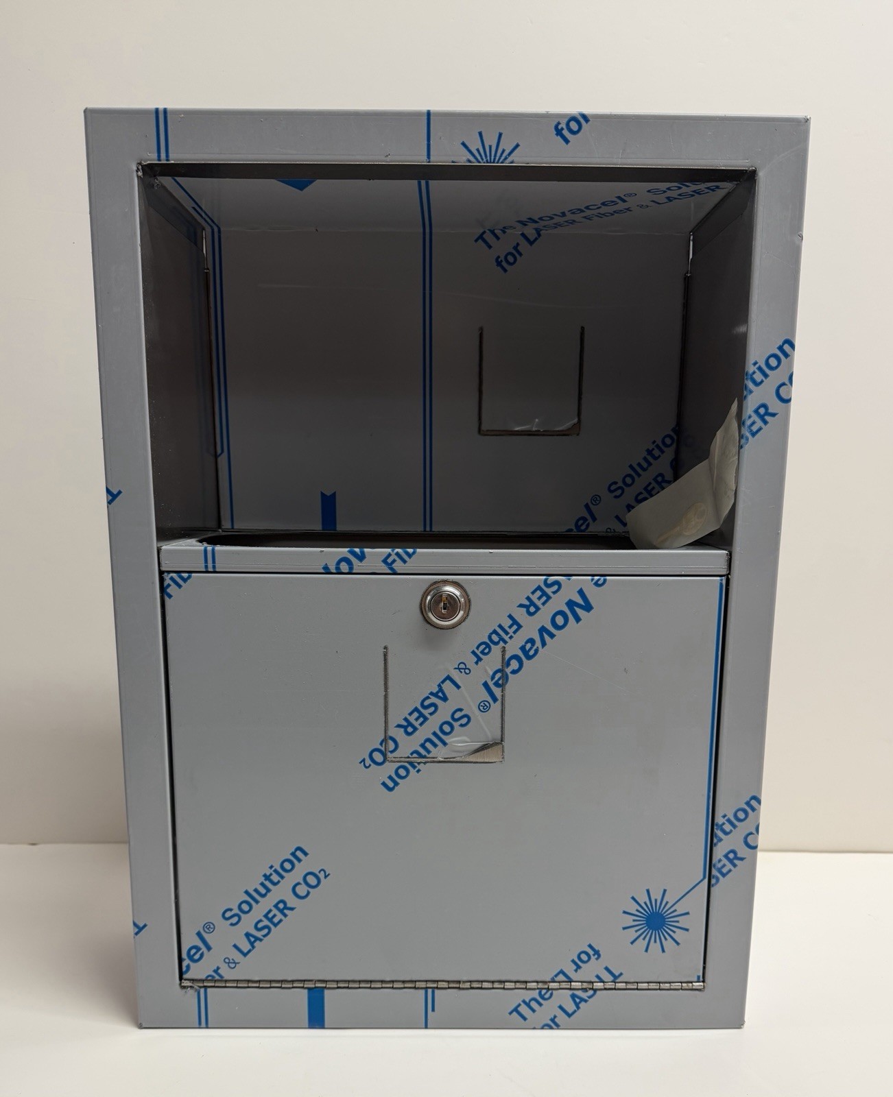 ASI 10-0548-9 Surface Mounted Sharps Disposal Cabinet NEW Lock & Keys