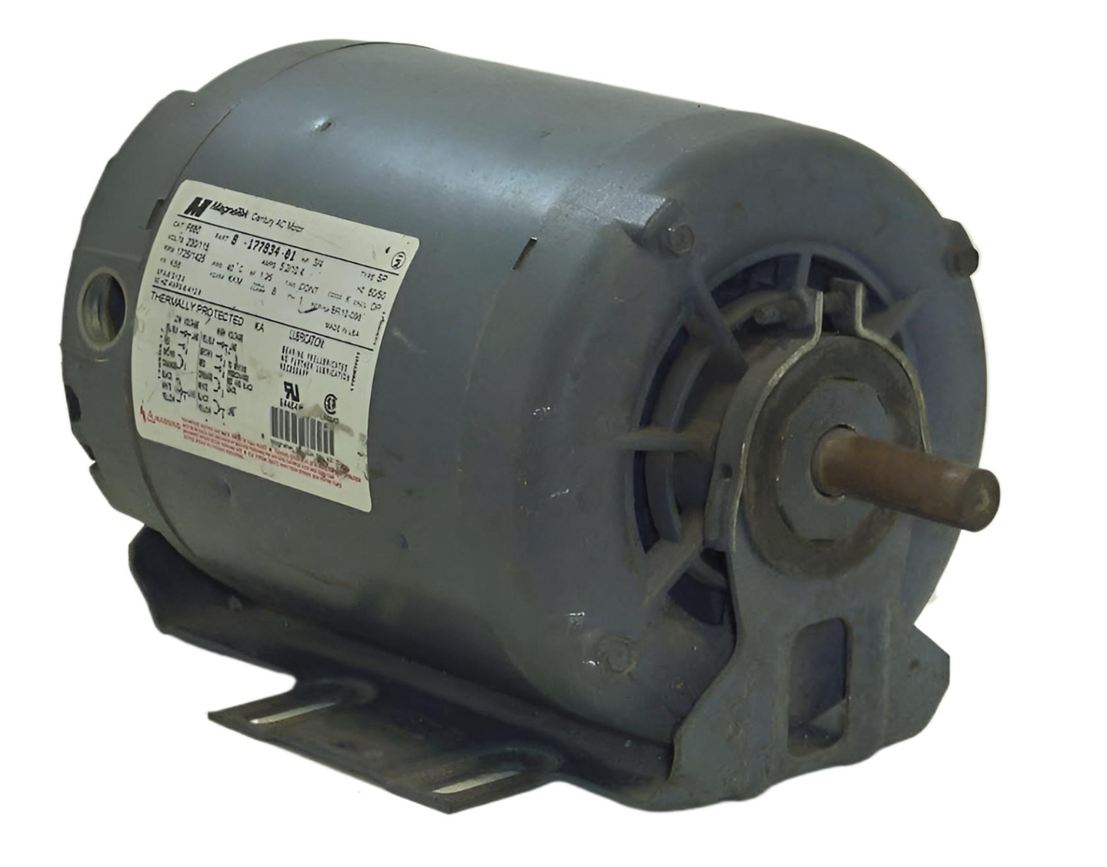 F680 MagneTek 3/4Hp, 1725/1450 Rpm, K56 FR, 115/230 V, Dripproof, split phase