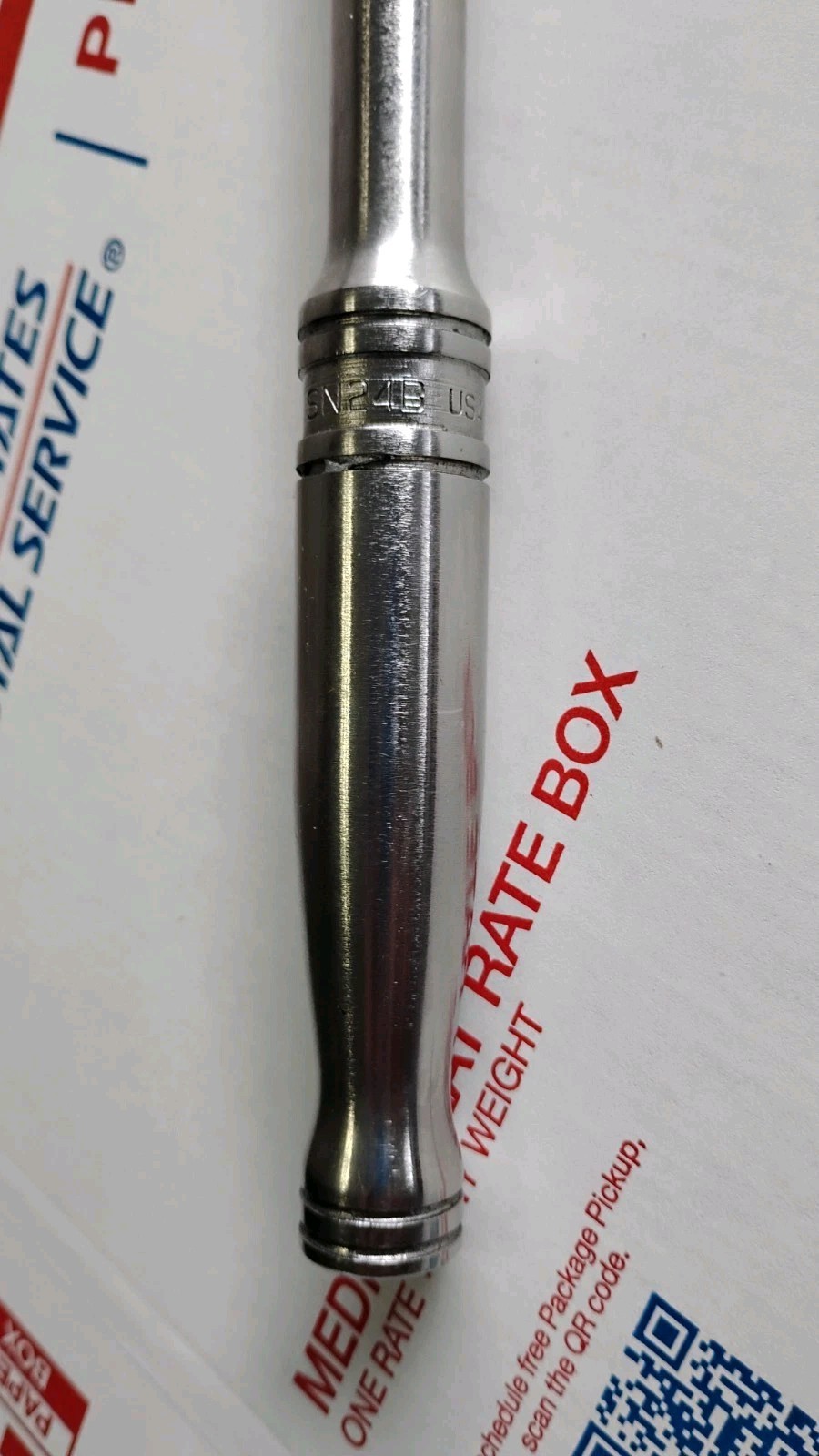 Vintage Snap-On SN24B 1/2″ Drive 24″ Breaker Bar Flex Head Handle USA Made