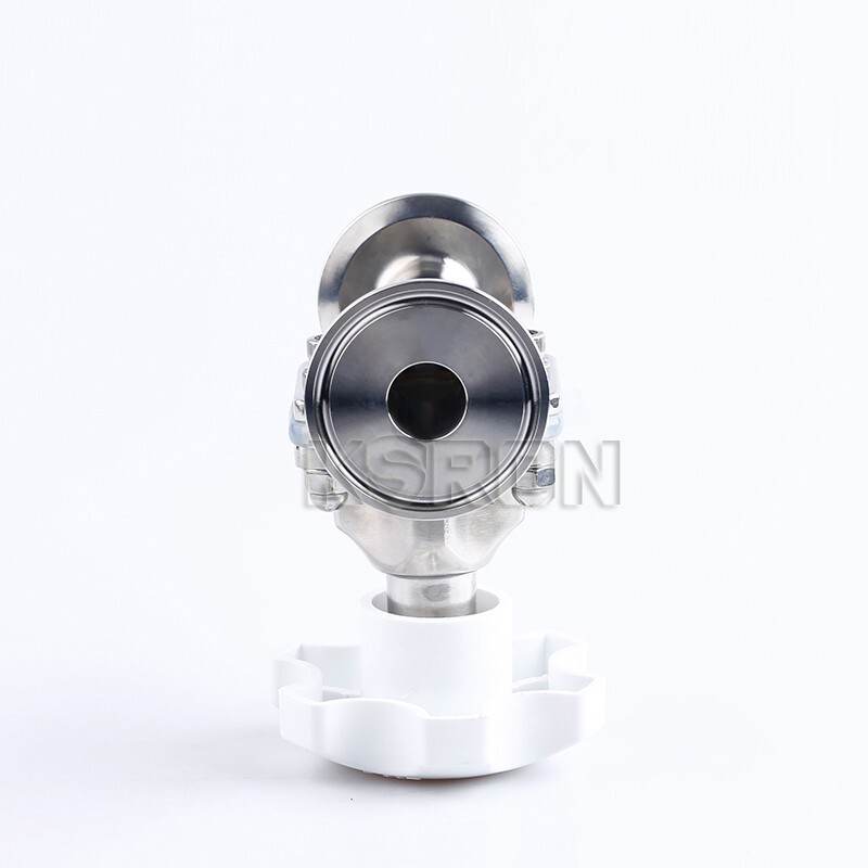 DN50MM 2” Sanitary Tri-Clamp Diaphragm Valve Manual SS316 Quick-load Valve