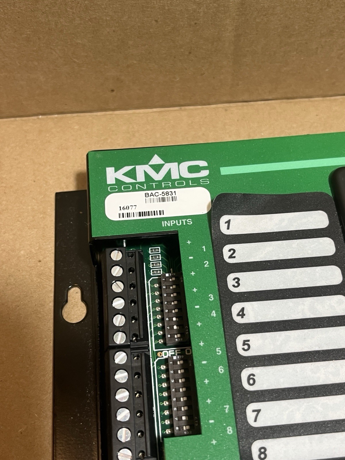 KMC Controls BAC-5831 BACnet Advanced Application Controller, 24 VAC, 1/2A