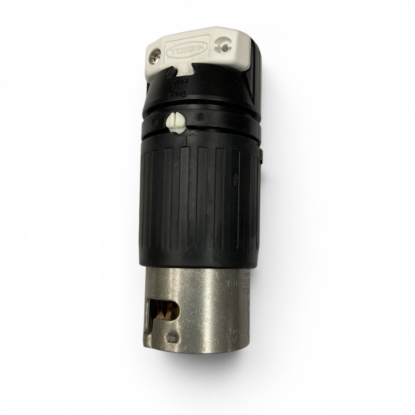 Hubbell CS6365C Twist-Lock 50A 125/250VAC Male Locking Plug Insulgrip 3P 4W New
