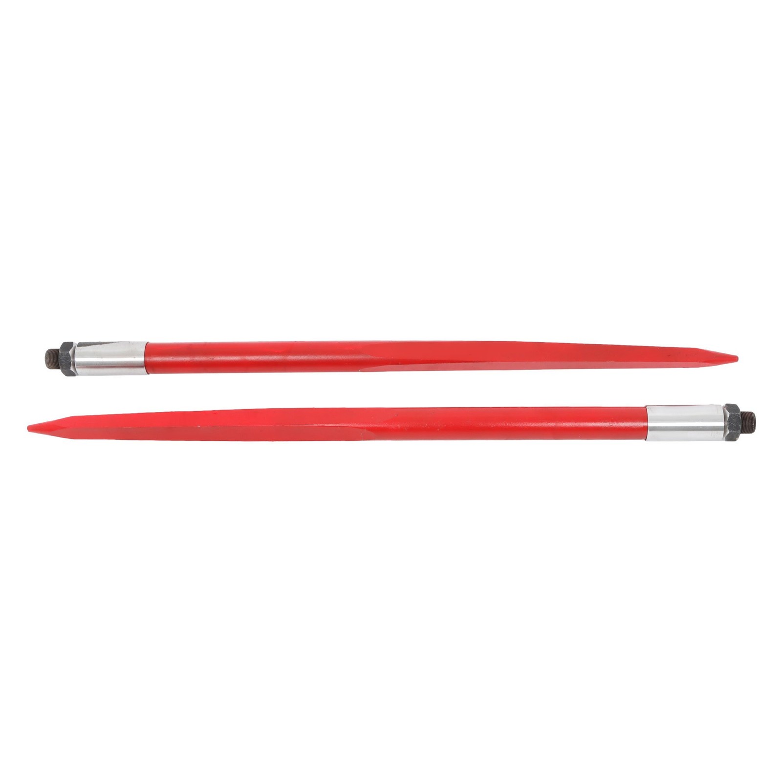 2 Pack 39″ Hay Bale Spear 3000 lbs Capacity Spike Fork Fit For Tractors Loaders