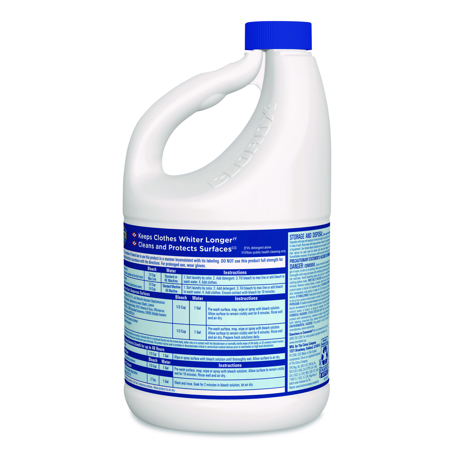 REGULAR BLEACH WITH CLOROMAX TECHNOLOGY, 81 OZ BOTTLE, 6/CARTON