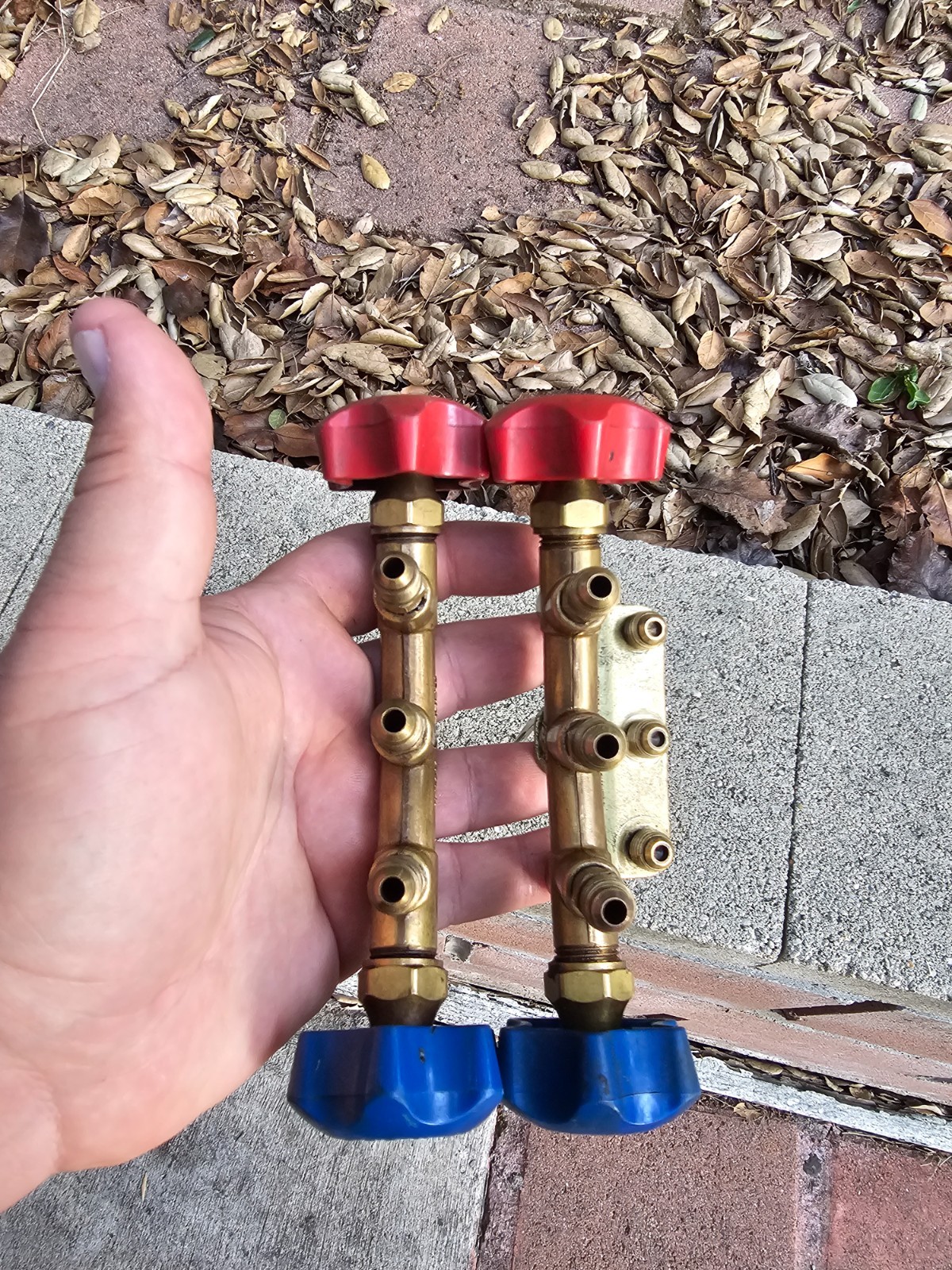 2 Pieces Just Better JB Refrigerant Manifold Set 2-Valve No Hoses No Gauges USA