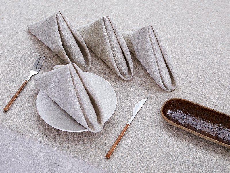 Linen Tablecloth 100% Pure Linen Table Cloth for Rectangle Tables Machine