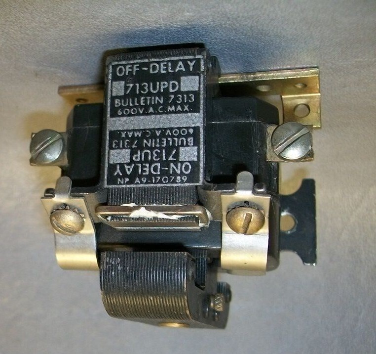 Coil Only 713UP 110-120V 60Hz 713UP Off-Delay 713UPD Bulletin 7313
