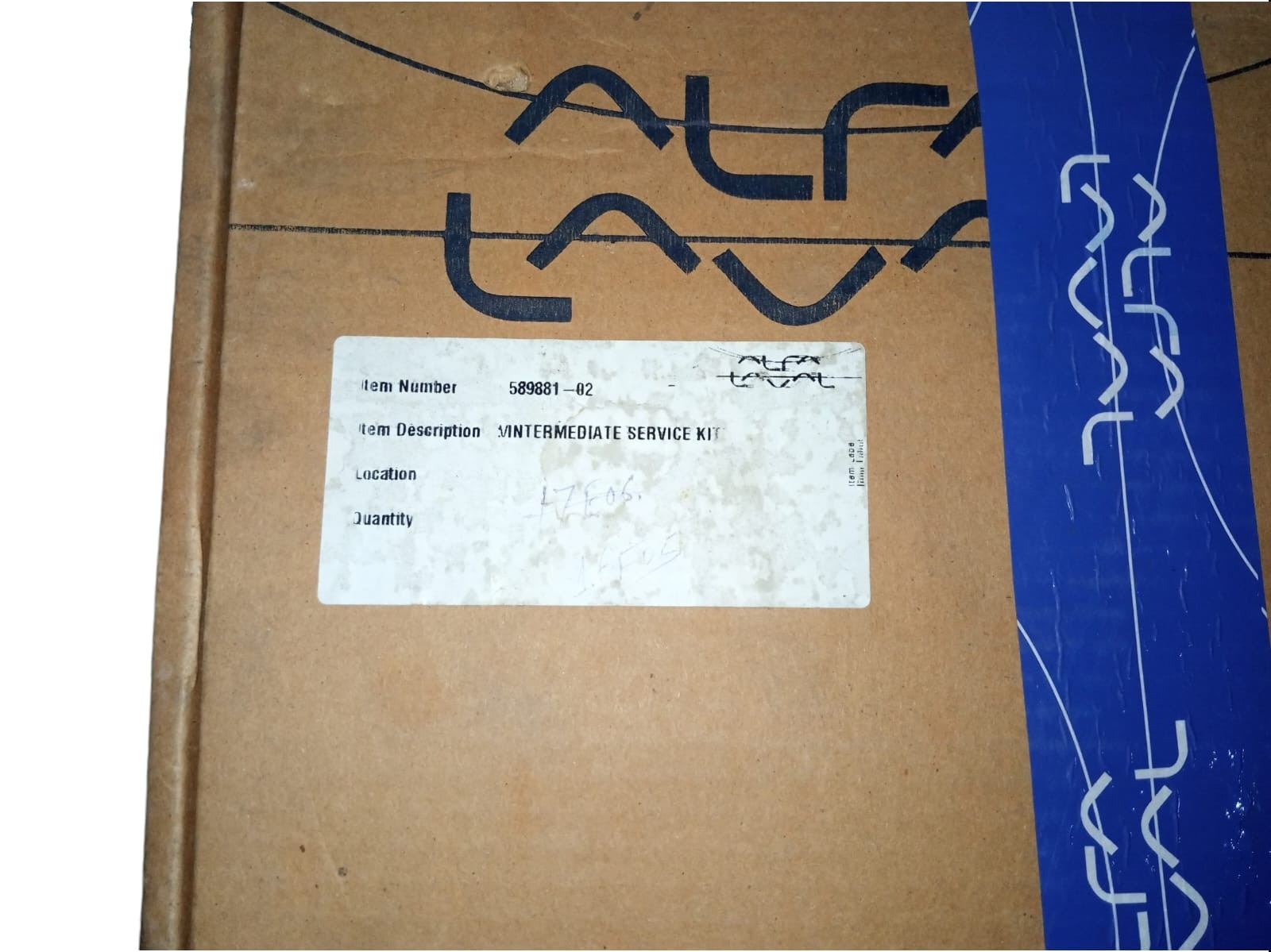 New Alfa Laval 589881-02 Intermediate Service Kit PX-04 Quantity Available