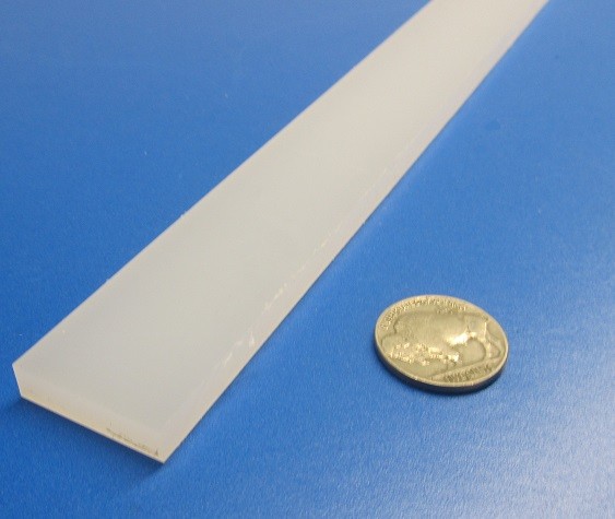 Polypropylene Bar 1/4″ (.250″) Thick x 1.0″ Wide x 48″ Long, 8 pcs, 32 feet