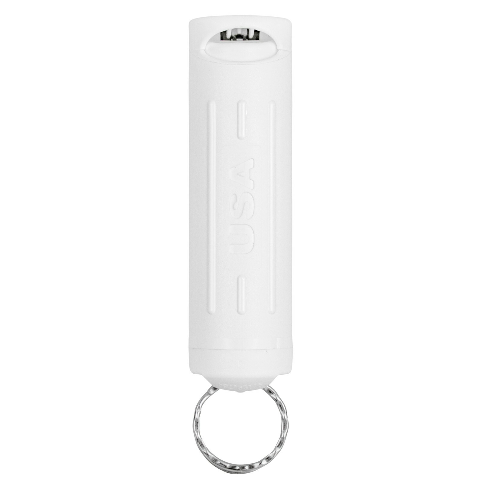 POLICE MAGNUM Keychain Pepper spray Self Defense- 1 Pack .50oz White Flip Top OC