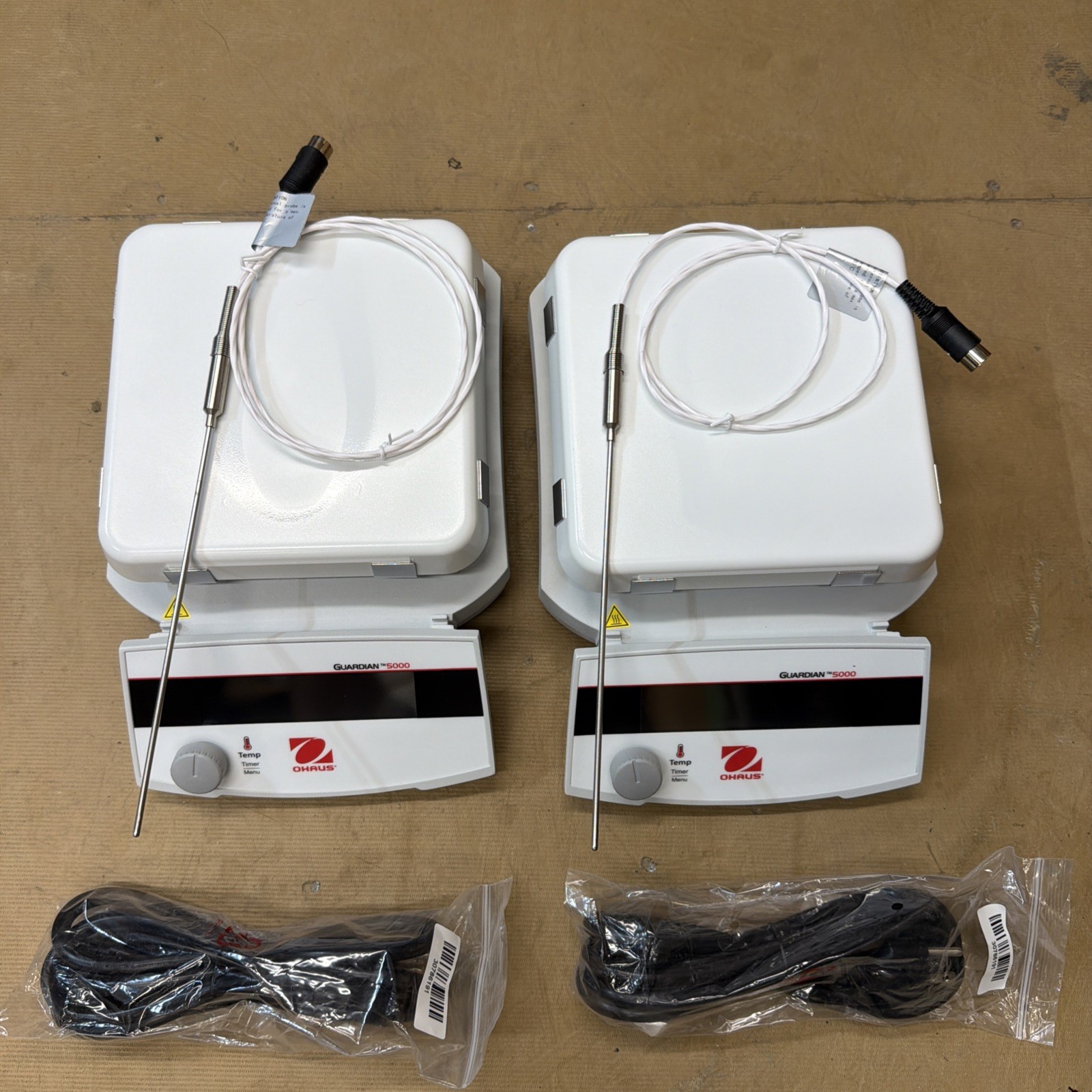 Ohaus e-G52HP07C Guardian 5000 Hotplate – Digital Control, Ceramic Top, 550°C