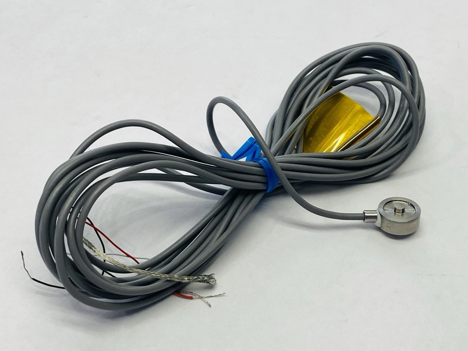 Transducer Techniques SLB-100 Strain Gauge Compression Load Cell 0-100lb