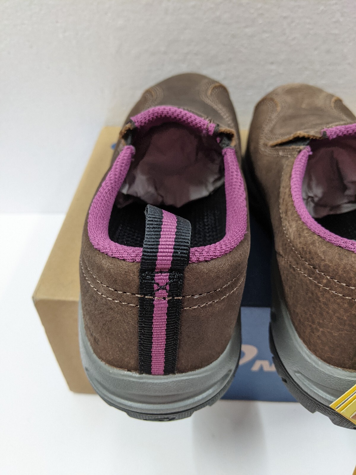 Nautilus Safety Footwear Women’s Slip-on ESD Industrial Shoe Size 7 MED Brown