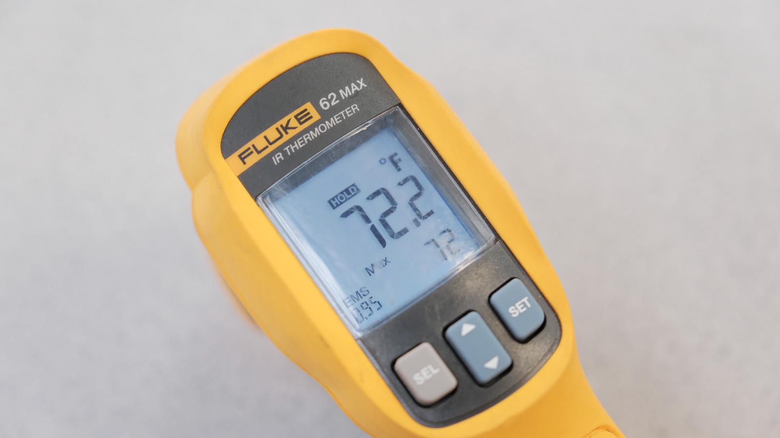 Fluke 62 MAX IR Thermometer 3M Drop -30 To 500C Water/Dust Resistant IP54 Rate