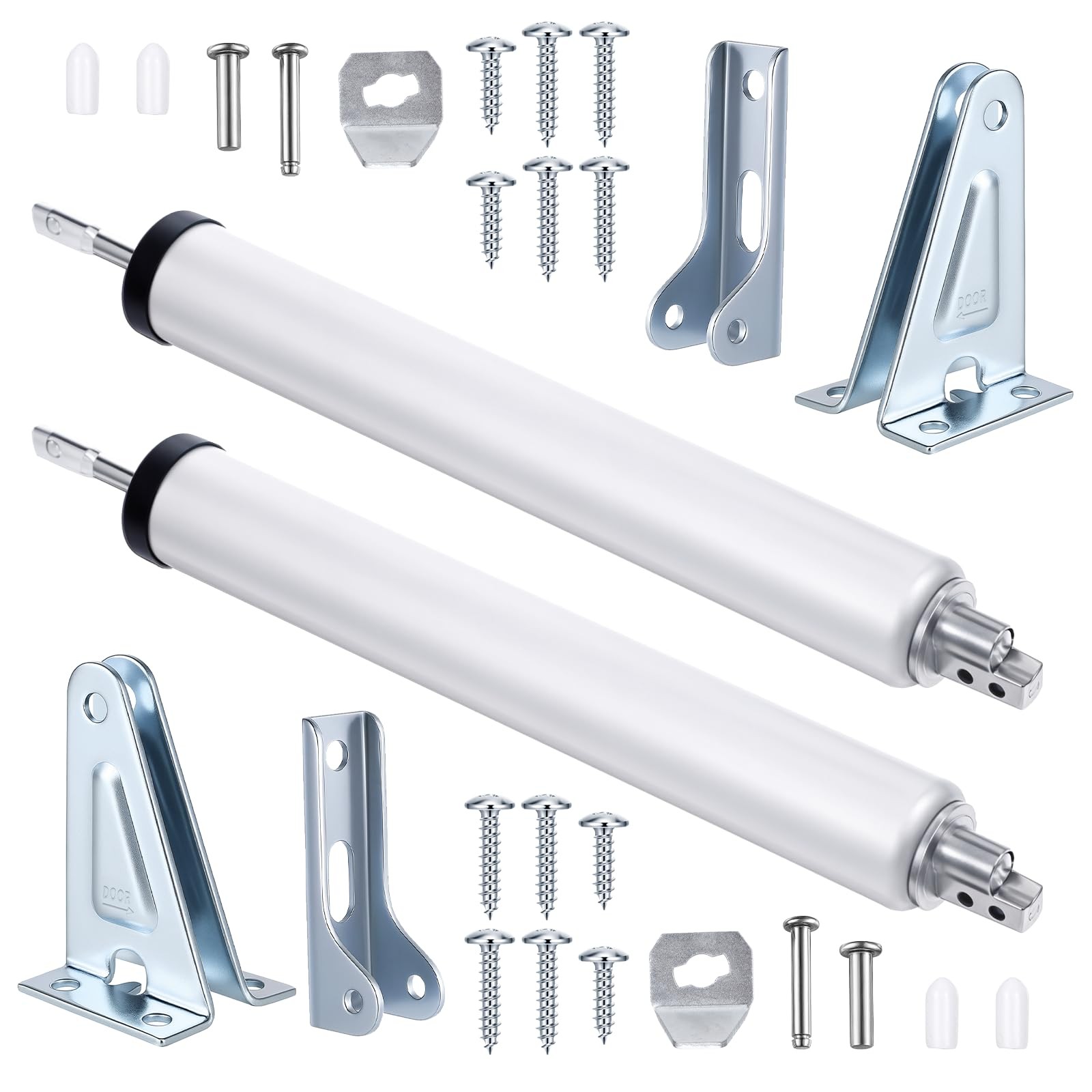 2 Sets Storm Door Closer, Heavy Duty Pneumatic Screen Door Closer with Hold O…