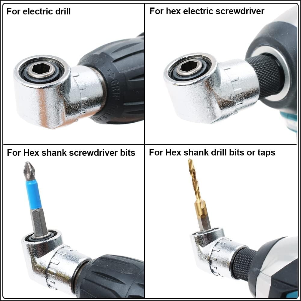 Right Angle Drill Driver 105 Degree Right Angle Drill Attachment Power Screwdriv