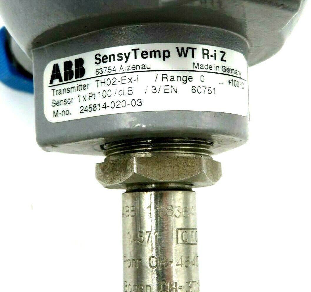 NEW ABB TH02-EX-I SENSY TEMPERATURE SENSOR WT R-I Z TH02EXI