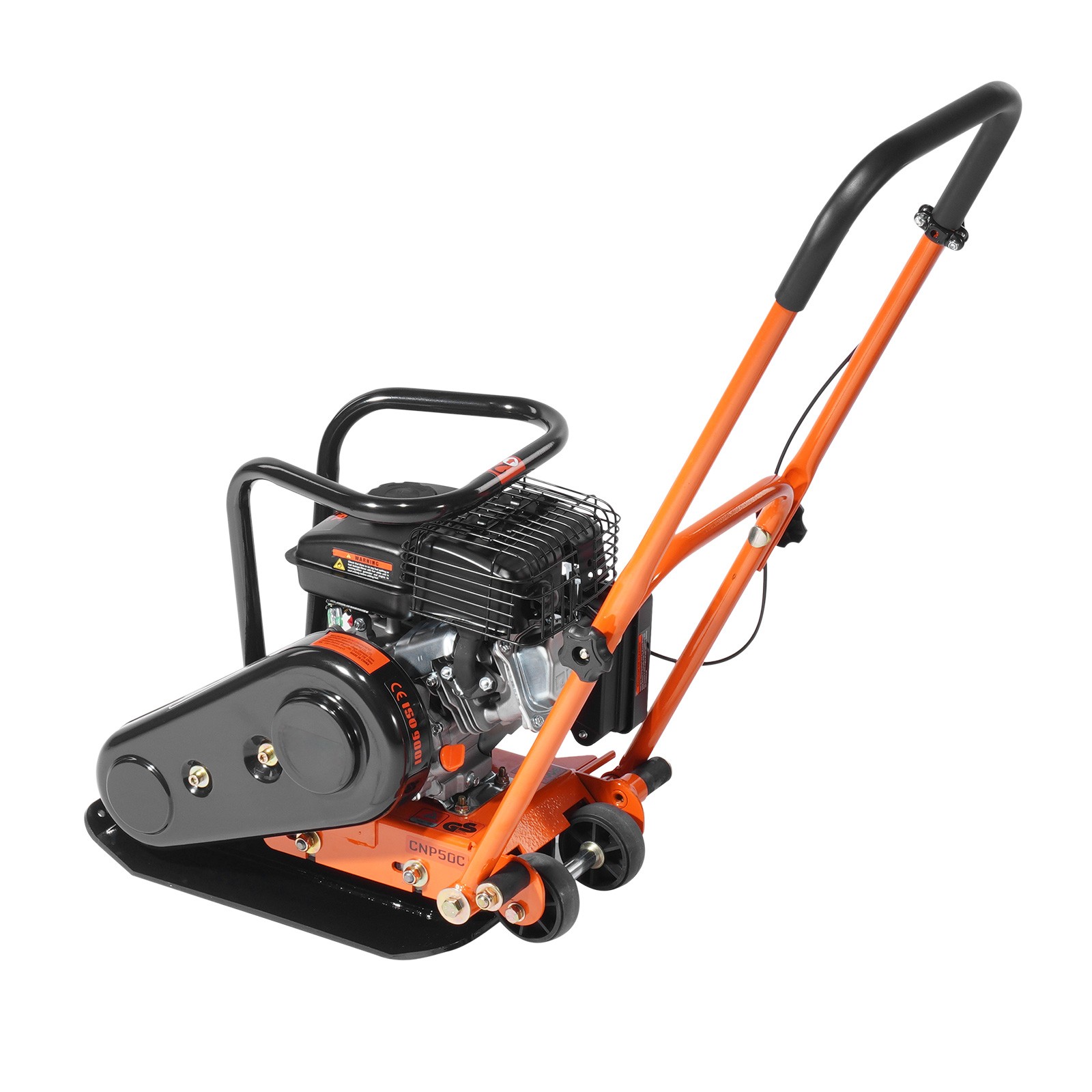 Walk-Behind Vibratory Plate Compactor Rammer 2.8HP 78.5cc EPA Engine Soil Tamper