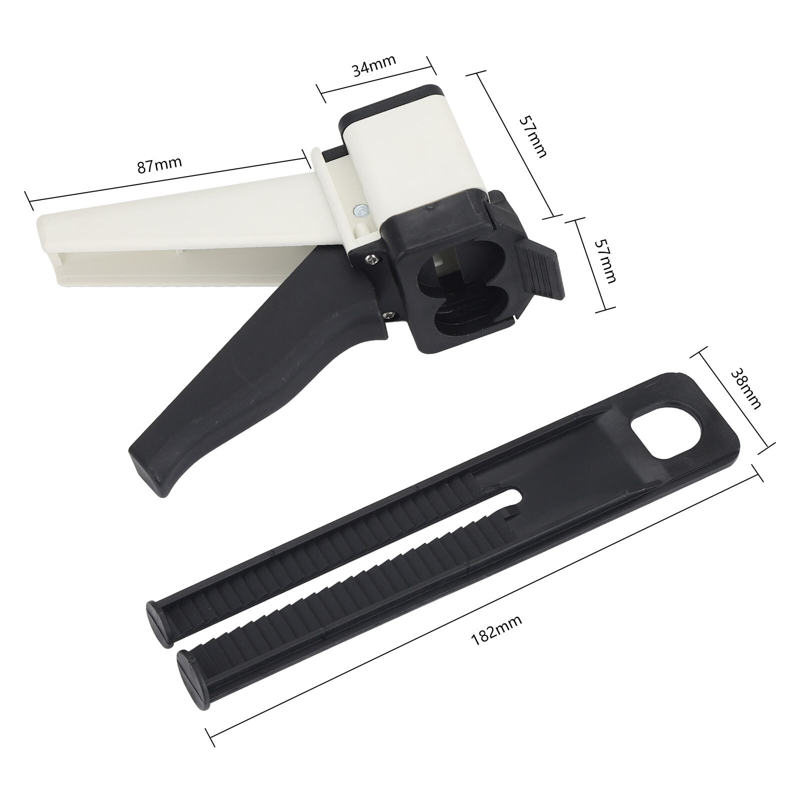 Dental Universal Impression Gun Dispensing Gun 1:1/2:1 For 50ml cartridges USA