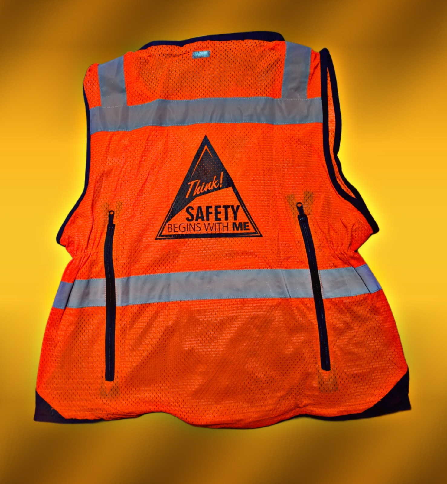 Orr Safety Vest HI-VIS Type R Class 2 Not FR ANSI/ISEA 107-2015 XL Lot Of 2 New