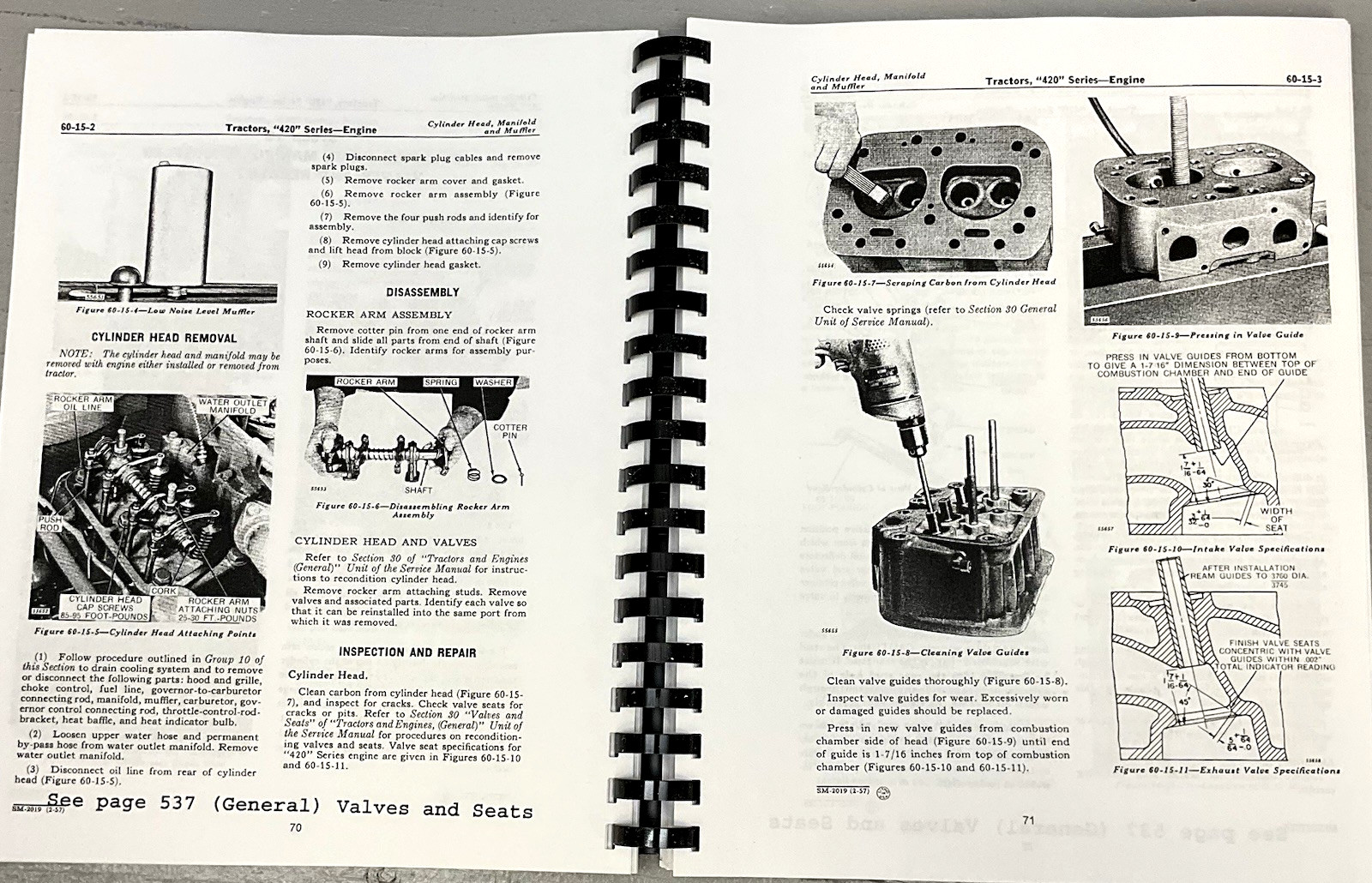 Master Service Manual fits John Deere 420 430 Tractor Technical Repair Shop Book